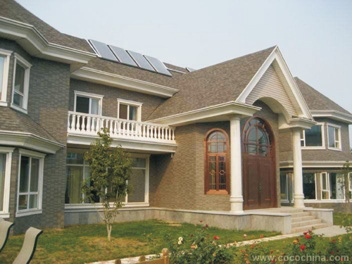 平板分体式别墅型太阳能工程